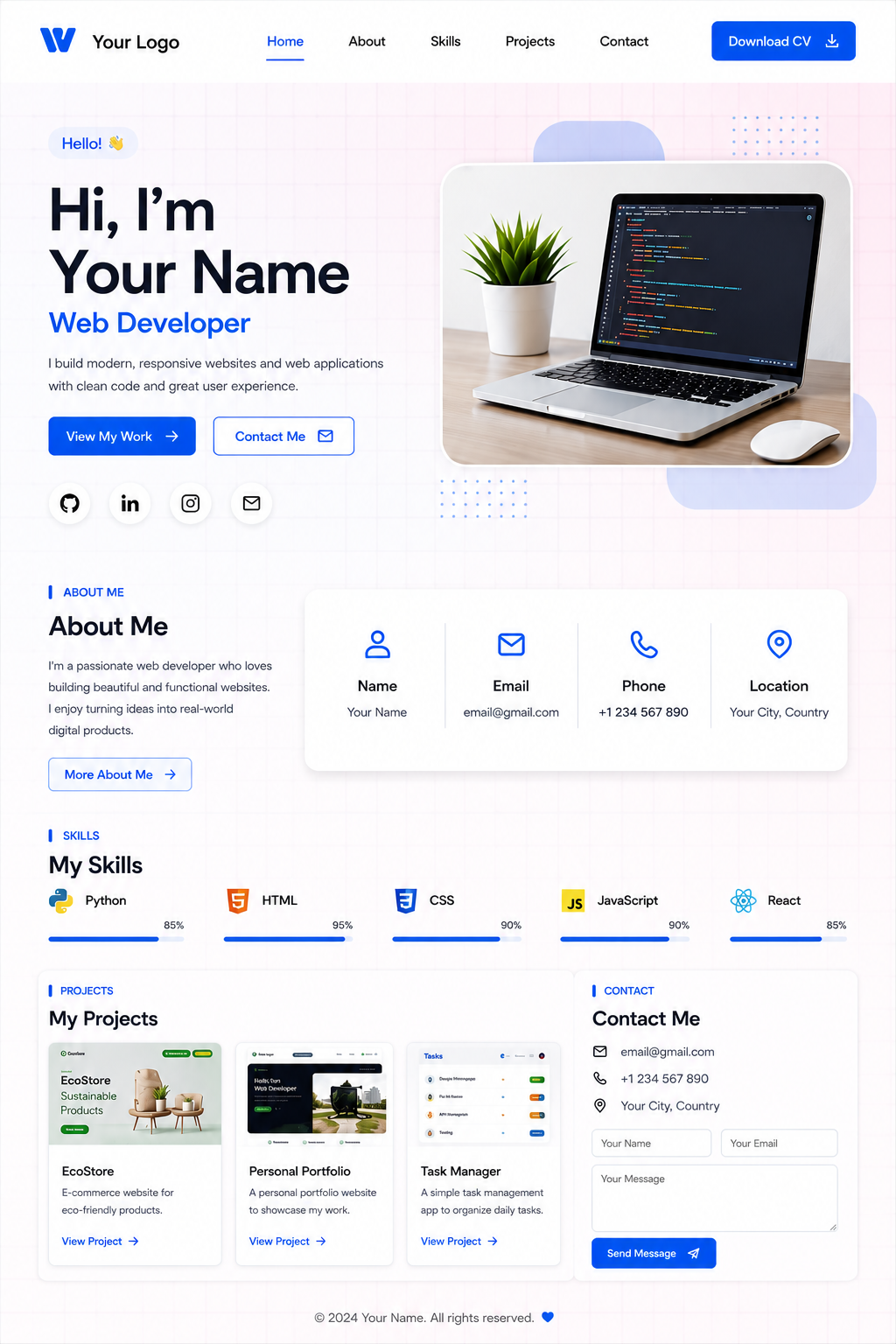 Personal Portfolio Website